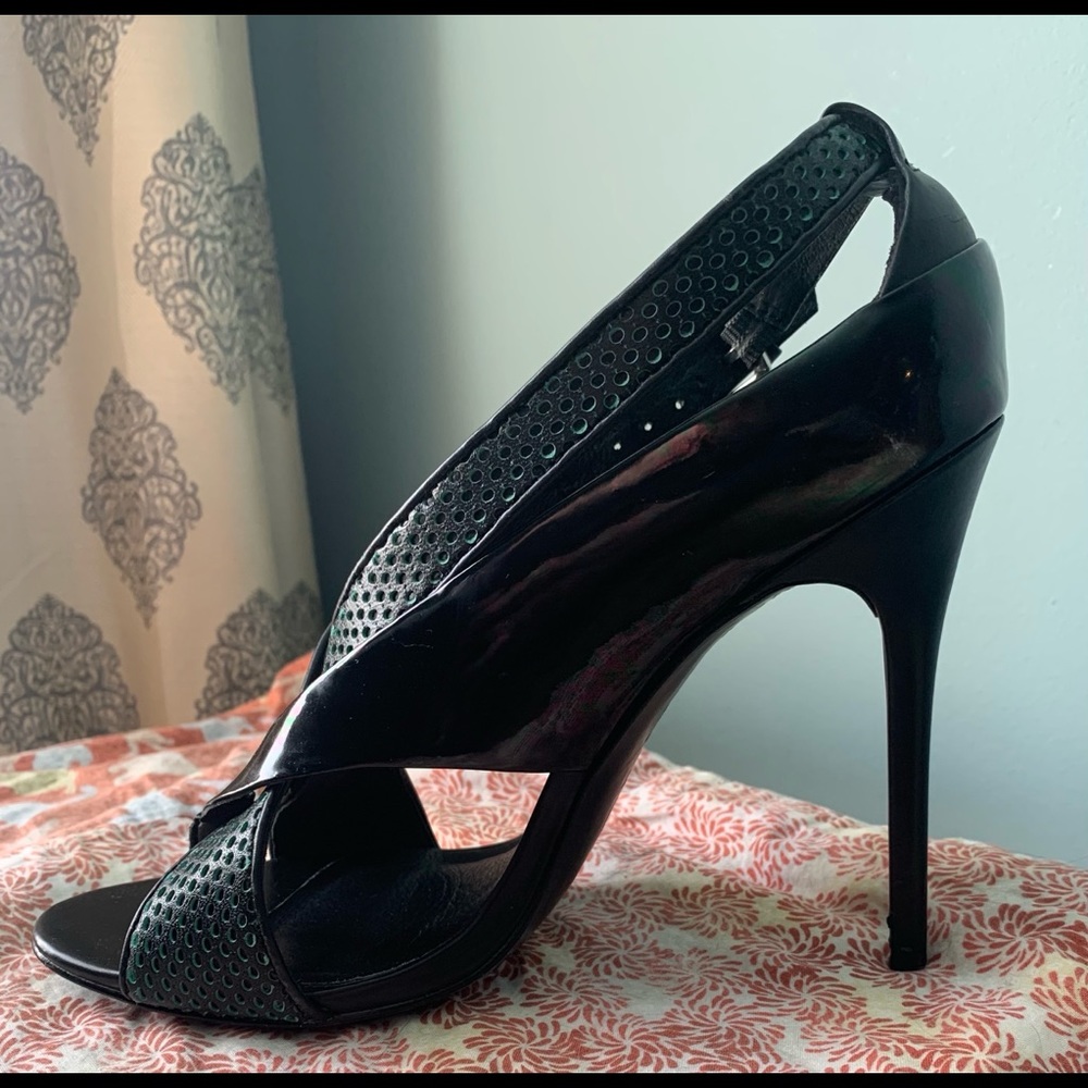 Open design Stiletto heels by LAMB.